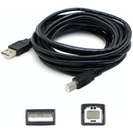 Addon 5 Pack Of 4.57M (15.00Ft) Usb 2.0 (A) Male To Usb 2.0 (B),PK5